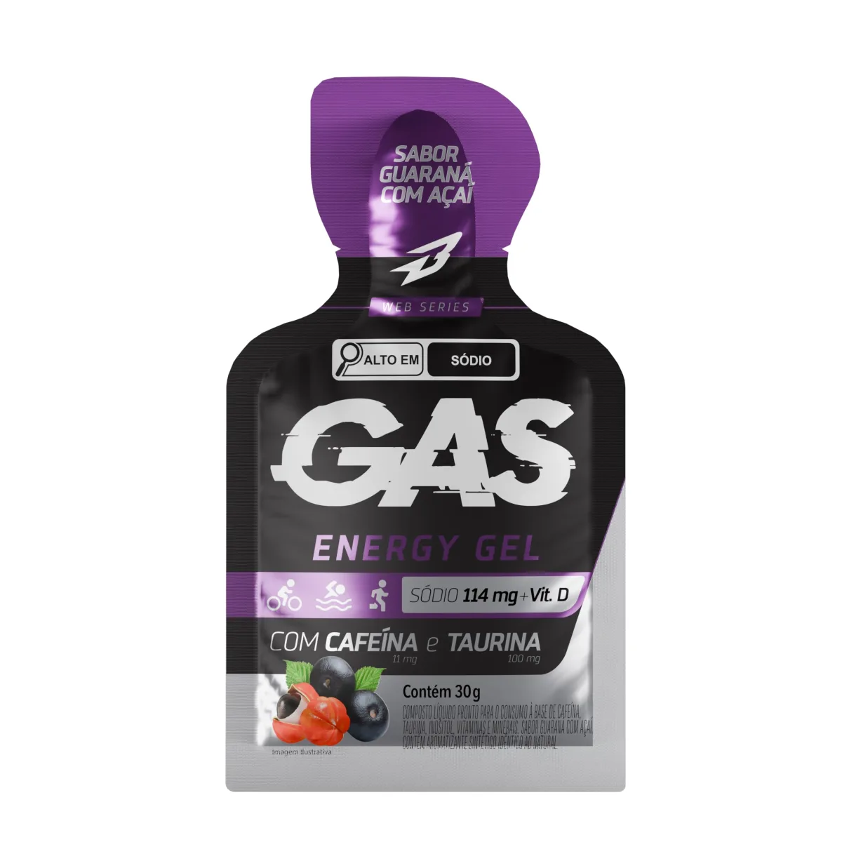 SACHÊ GAS GUARANÁ COM AÇAÍ 30G