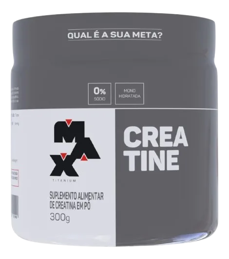 CREATINA MONOHIDRATADA MAX TITANIUM 300g
