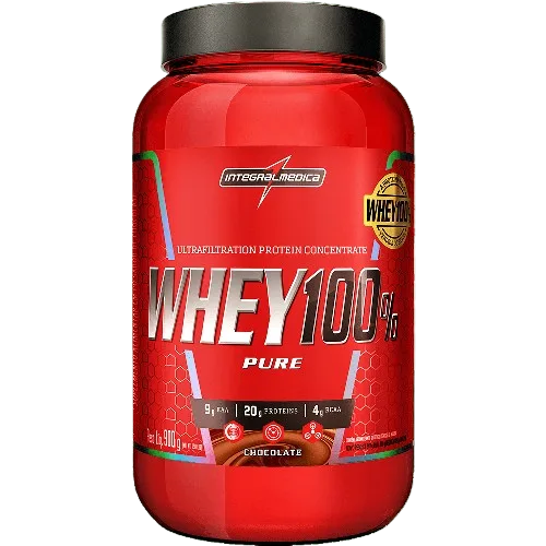 WHEY PROTEIN CONCENTRADO - POTE 900g- INTEGRALMEDICA