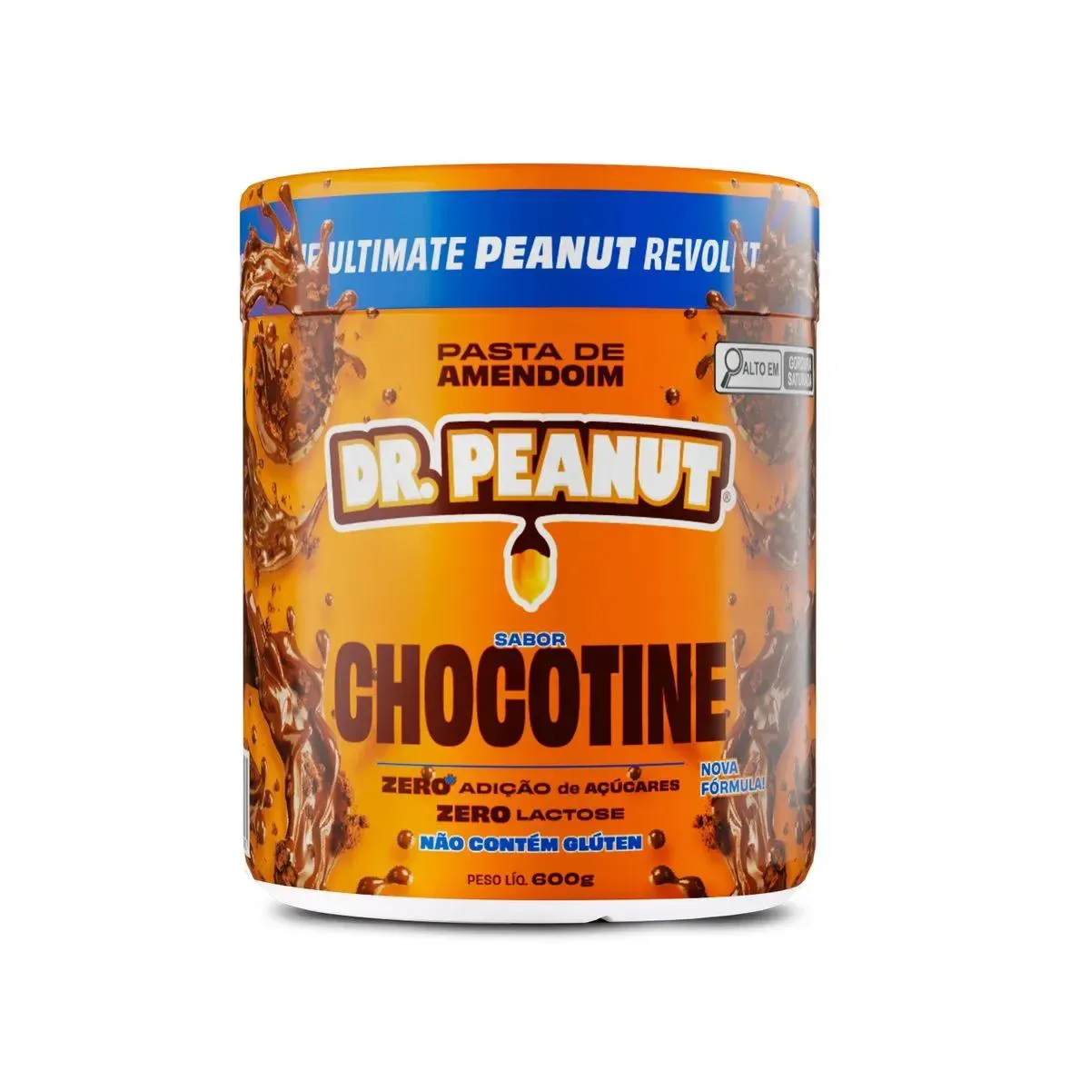 PASTA DE AMENDOIM DR. PEANUT CHOCOTINE 600G