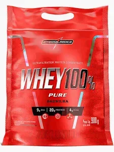 WHEY 100% REFIL INTEGRAL MEDICA BAUNILHA 900G