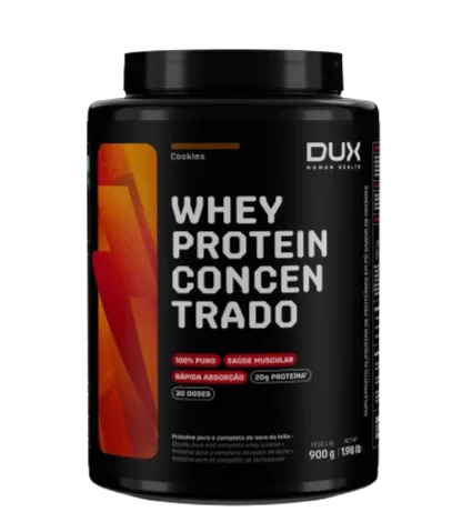 WHEY PROTEIN CONCENTRADO - POTE 900g DUX