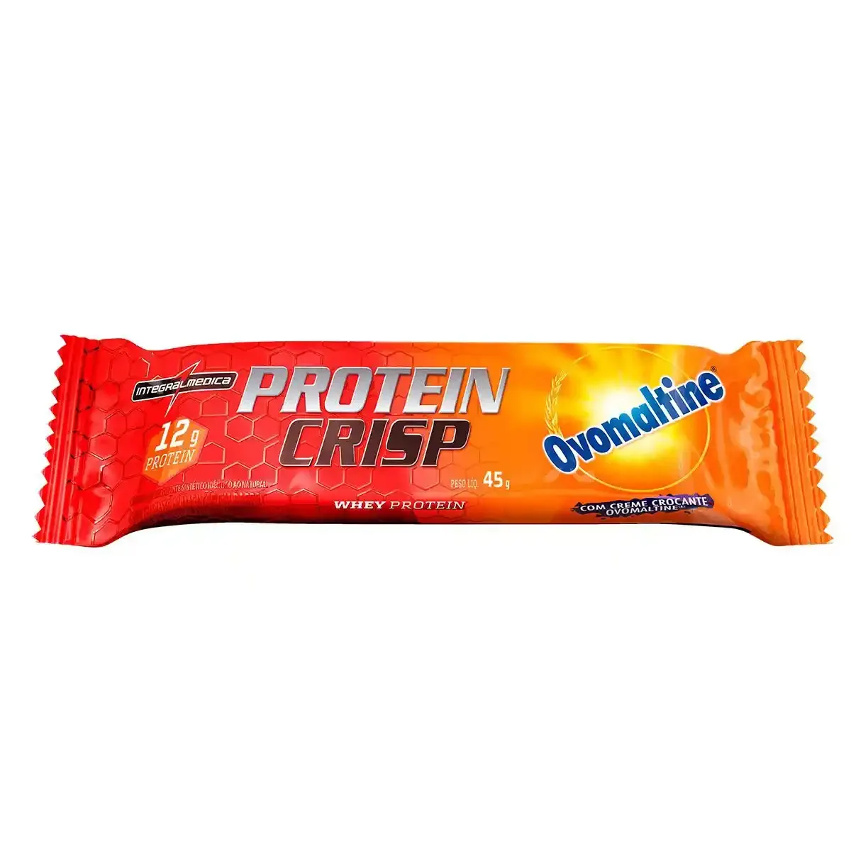 BARRA DE PROTEÍNA CRISP BAR OVOMALTINE 45G INTEGRAL MEDICA