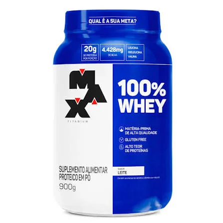 WHEY MAX 100% LEITE 900G